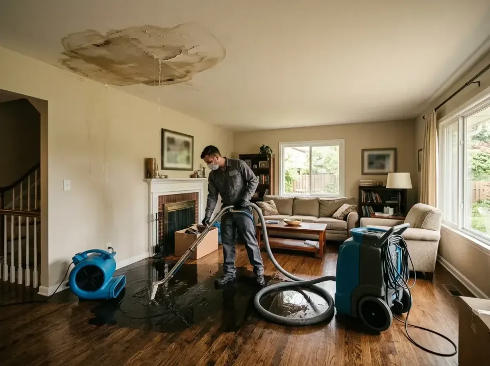 attic-pipe-burst-ceiling-drip-008 — frequently asked questions, Water Damage Restoration & Carpet Care in Lakesite, TN